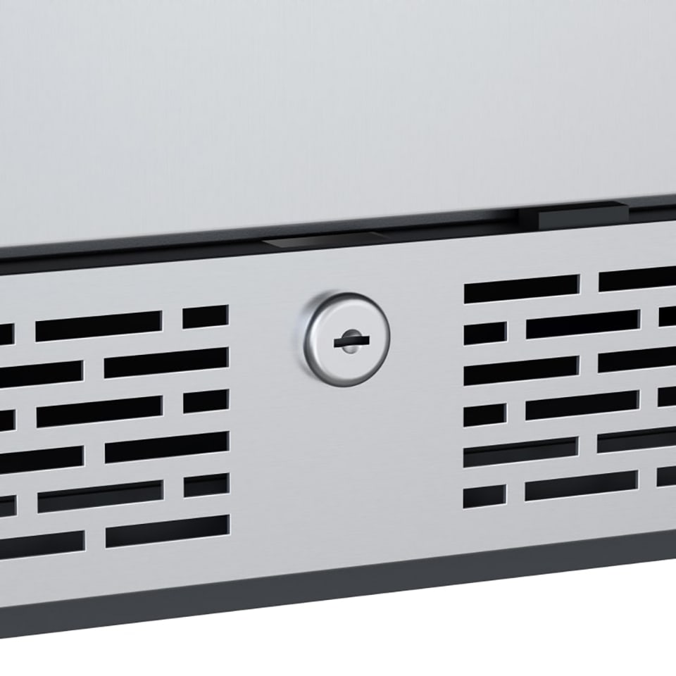 Avallon ABR242SGLH 24-Inch Wide 140-Can Energy Efficient Beverage Center in Stainless Steel