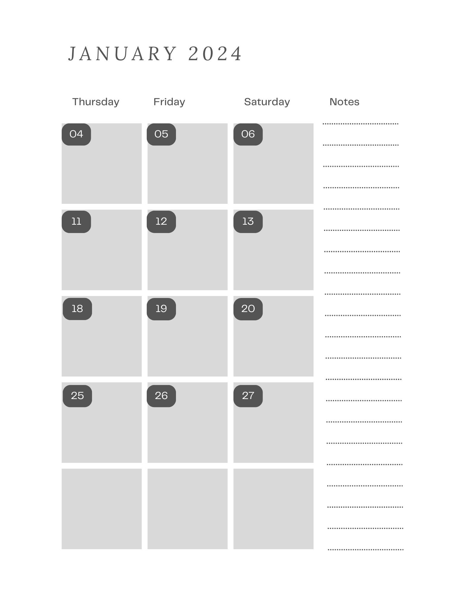 2024 Healthcare Worker Digital Planner
