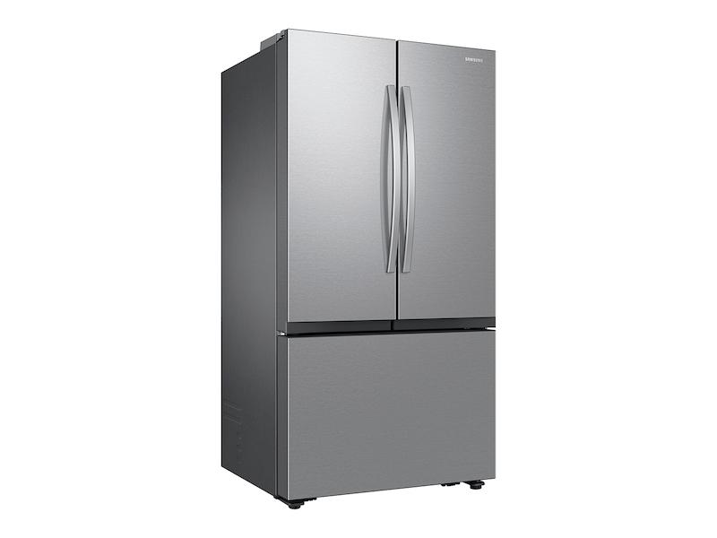 SAMSUNG 27 cu. ft. Mega Capacity Counter Depth 3-Door French Door Refrigerator with Dual Auto Ice Maker in Stainless Steel