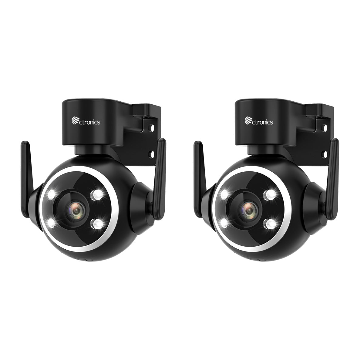 Ctronics 2.5K 4MP Outdoor Surveillance Camera with Dual Band WLAN & 24/7 Recording
