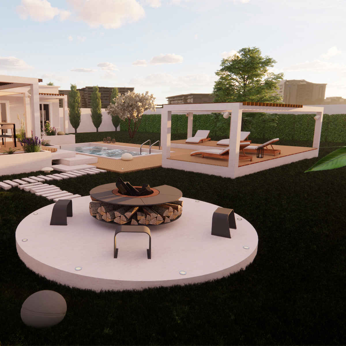 Focal OD Stone 8 2-Way Outdoor Loudspeaker - Pair (Basalt)