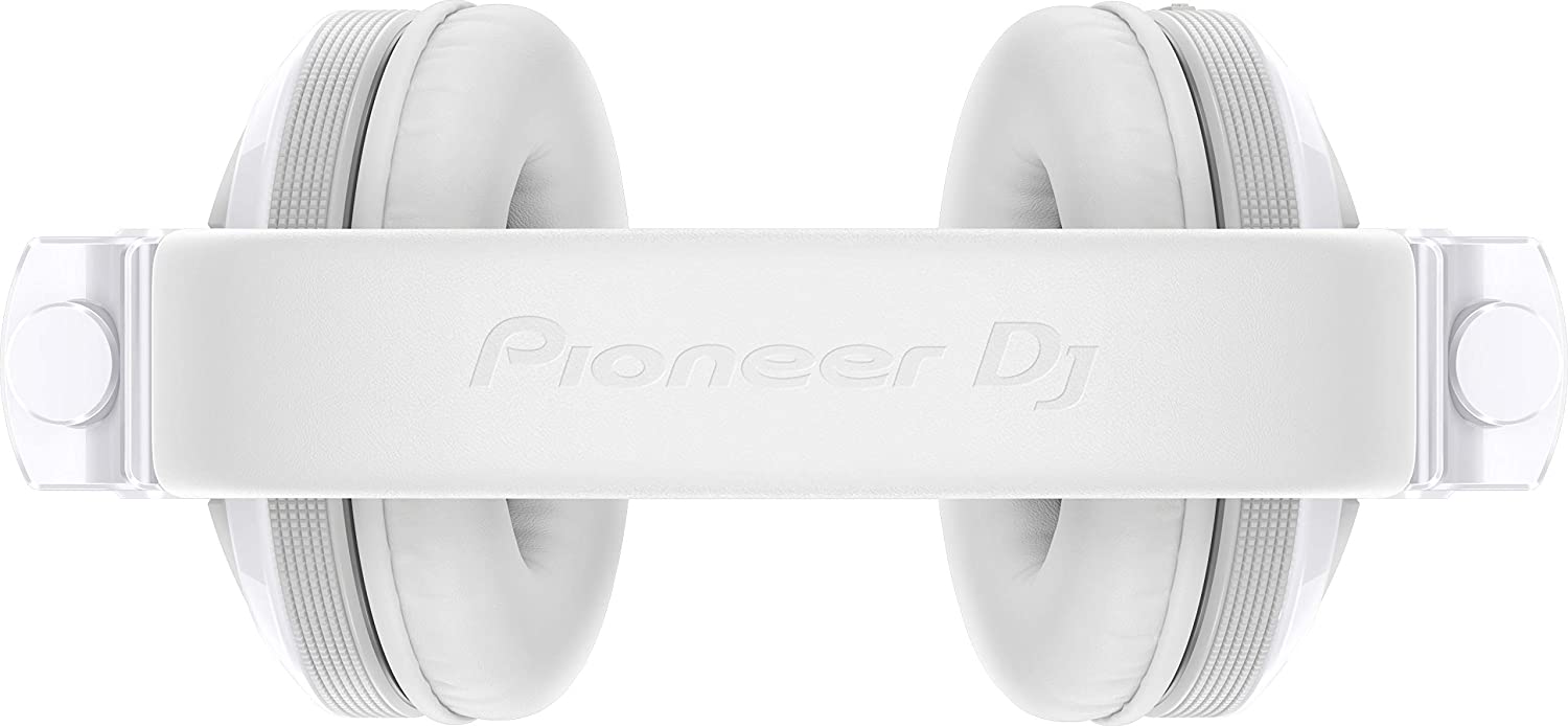 Pioneer DJ HDJ-X5BT-W Wireless Bluetooth DJ Headphones with 40mm Drivers & Detachable Cable - White