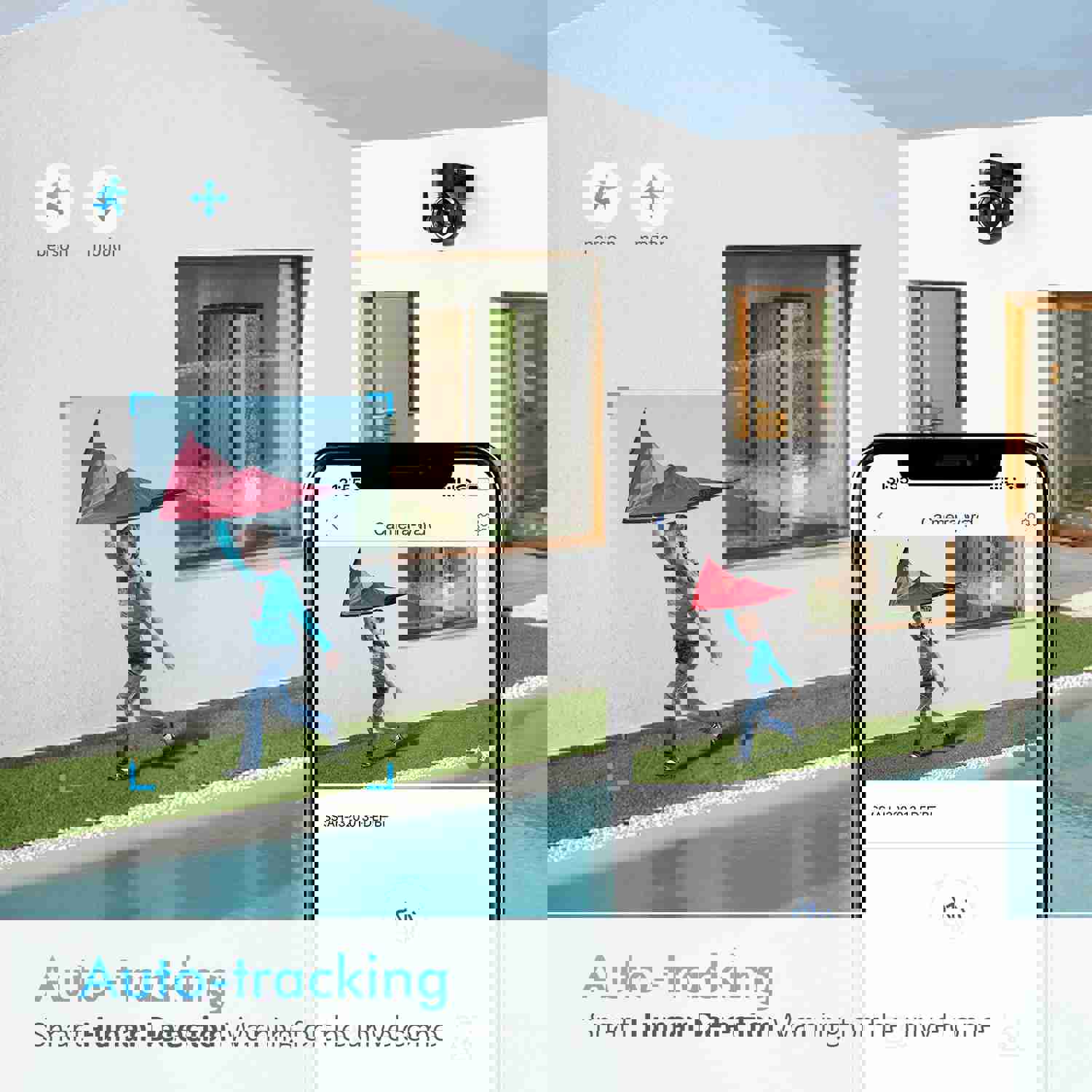 Ctronics 2.5K 4MP Outdoor Surveillance Camera with Dual Band WLAN & 24/7 Recording