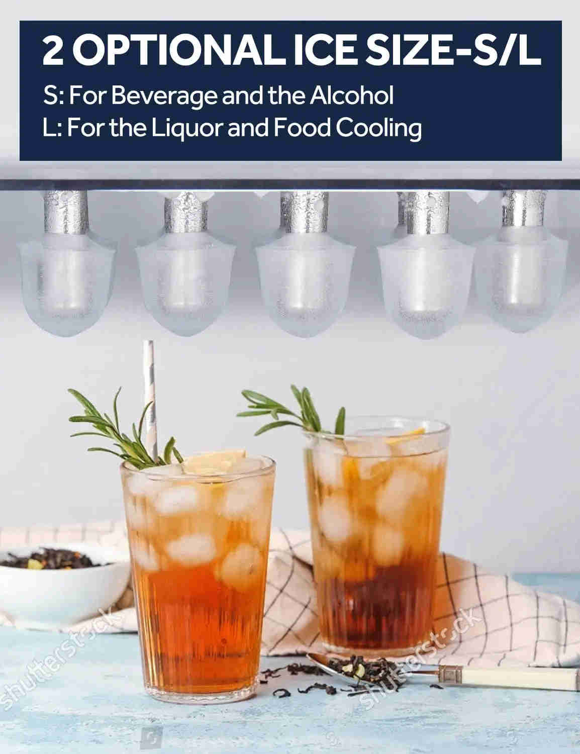 Dreamiracle Ice Maker Machine for Countertop, Self-Cleaning, 26Lbs/24H, 9 Ice Cubes in 6 Mins, Compact for Home/Party/Camping (Black)