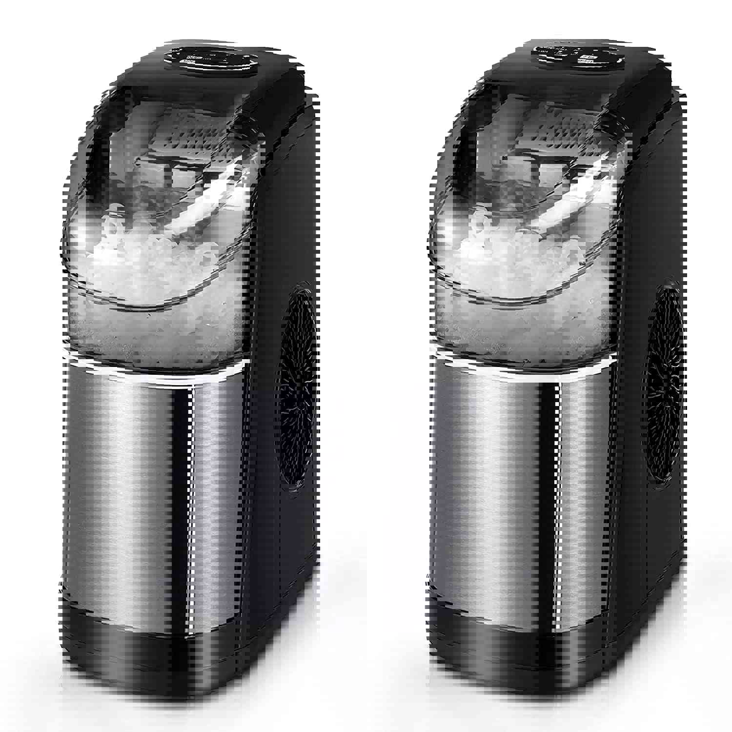 Dreamiracle Ice Maker Machine for Countertop, Self-Cleaning, 26Lbs/24H, 9 Ice Cubes in 6 Mins, Compact for Home/Party/Camping (Black)