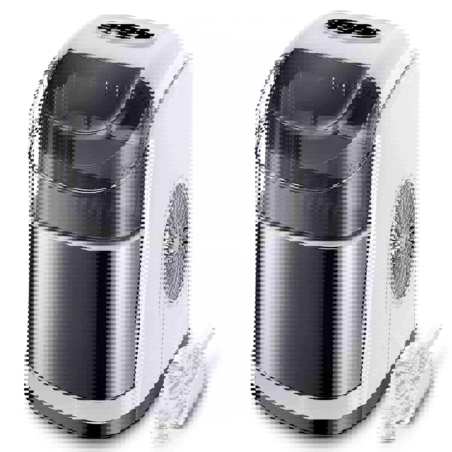 Dreamiracle Ice Maker Machine for Countertop, Self-Cleaning, 26Lbs/24H, 9 Ice Cubes in 6 Mins, Compact for Home/Party/Camping (Black)