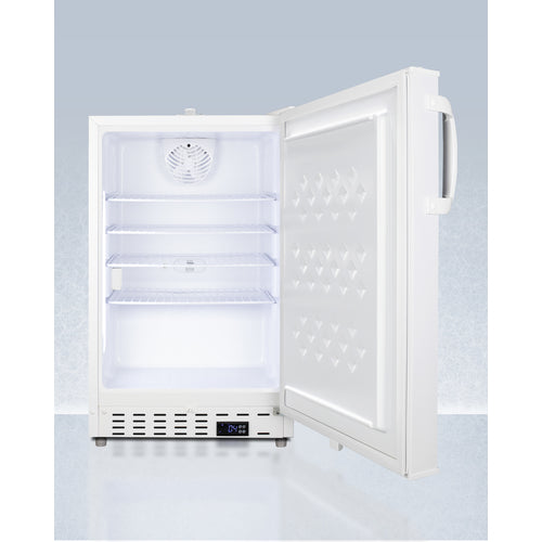 Summit 20 Wide Built-In Healthcare All-Refrigerator, ADA Compliant ADA404REFAL