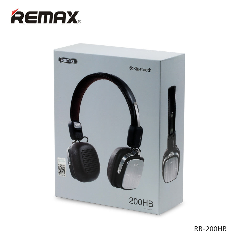 Remax RB-200HB Bluetooth Stereo Headphones with Microphone - Premium Sound & Comfort