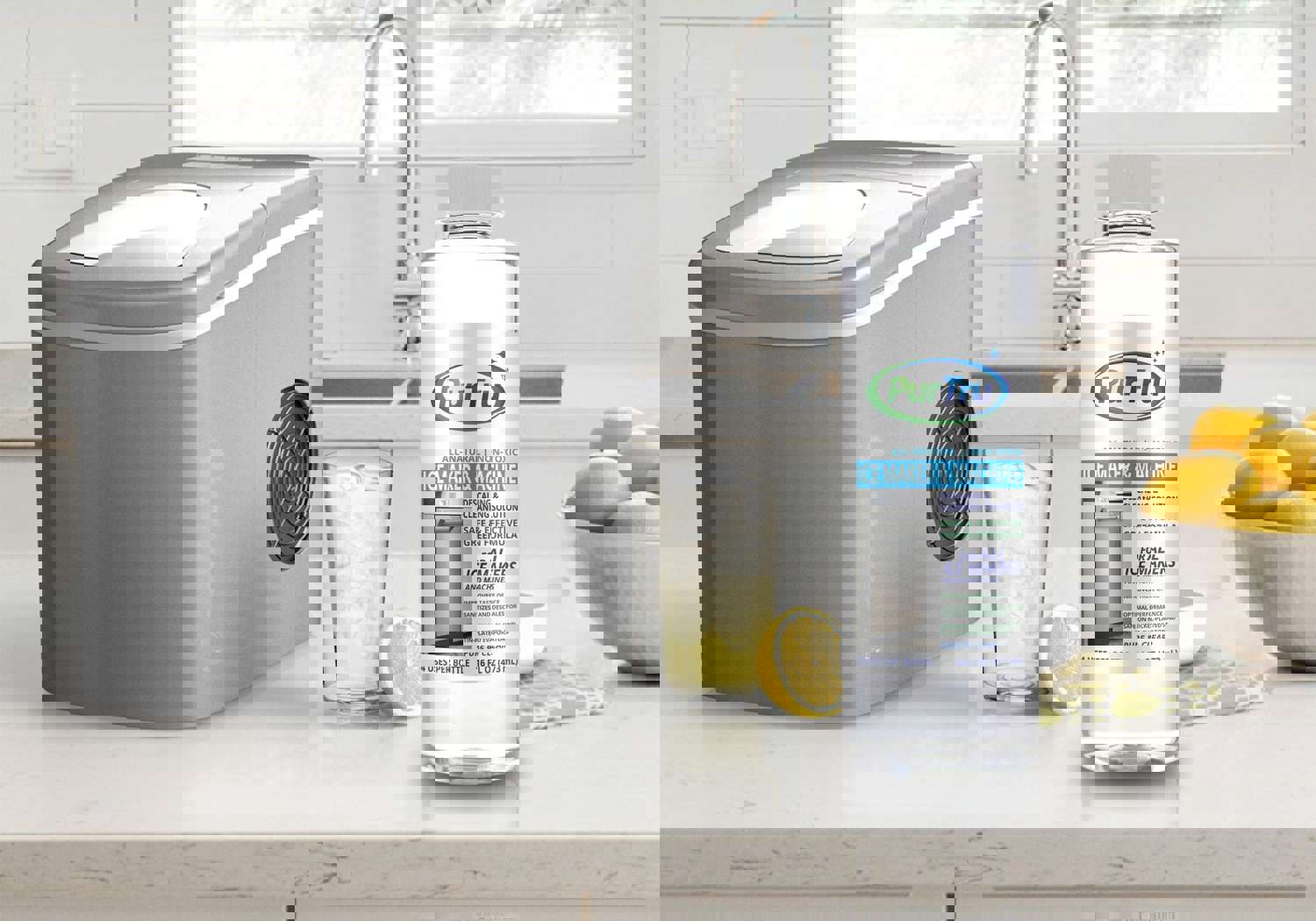 PurTru™ Ice Maker & Machine Descaling and Cleaning Solution (2 Pack) - All-Natural Non-Toxic Cleaner