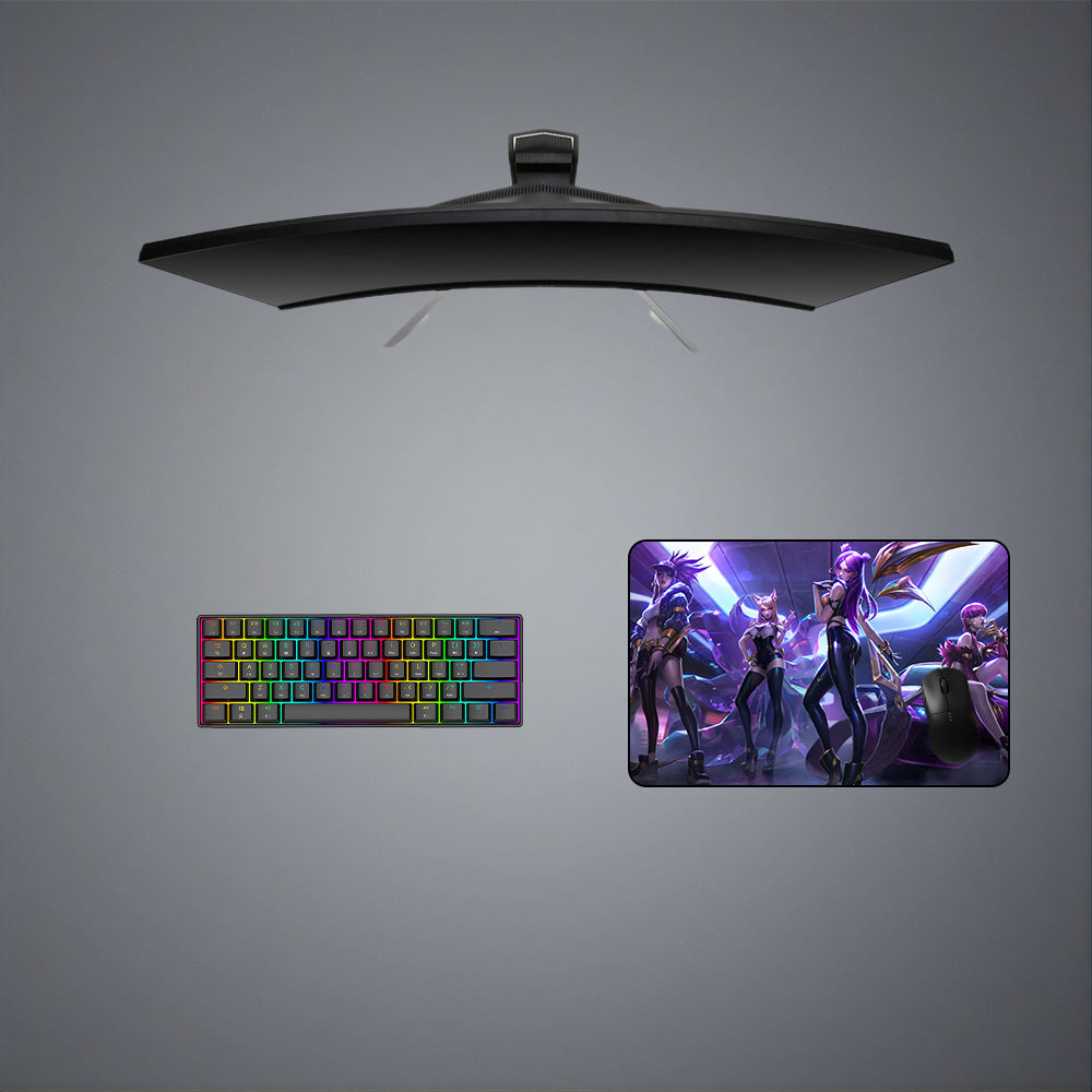 Girl Squad Design M-XXL Size Gaming Mouse Pad, Computer Desk Mat