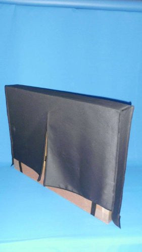 Large Flat Screen TV 55 Marine Grade Black Nylon Dust Cover for Outdoor Use