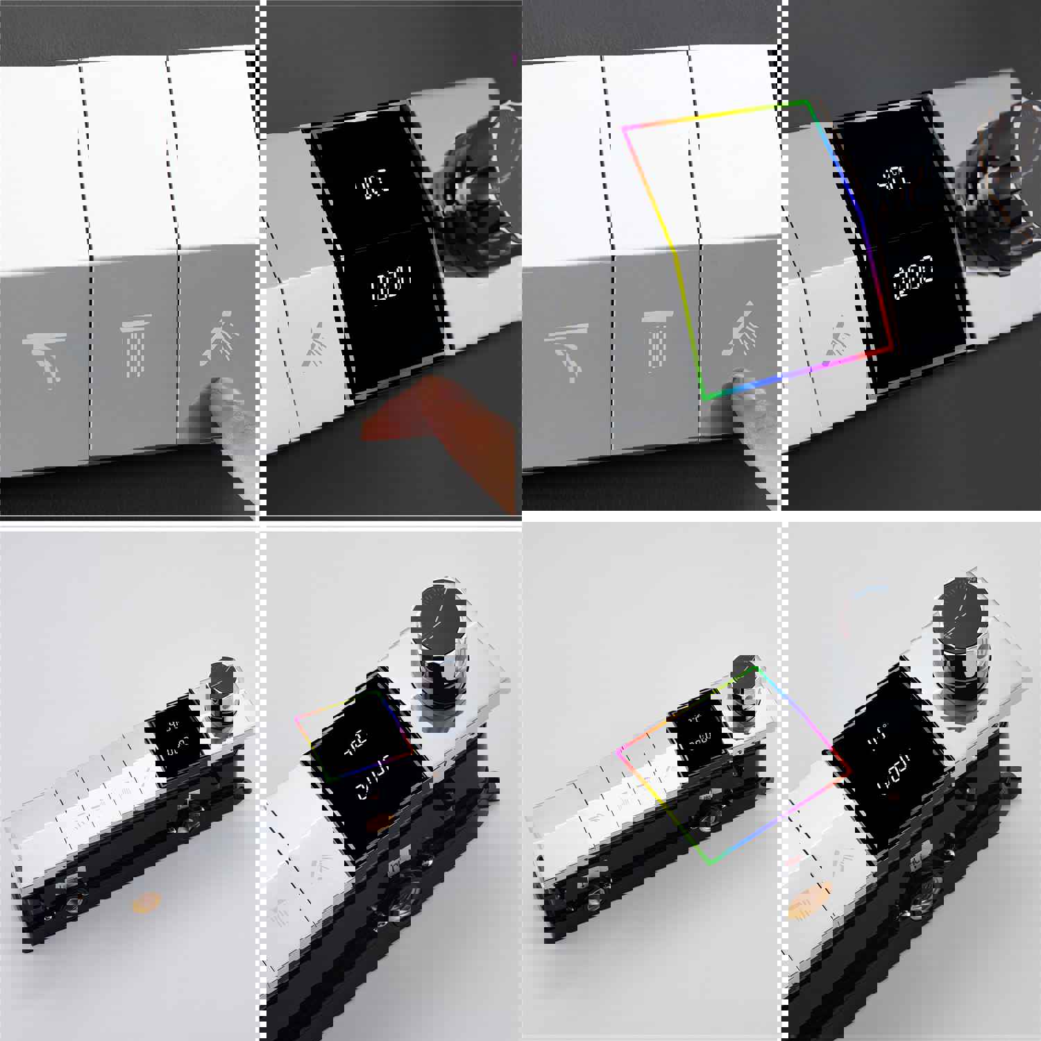 MALIBU 36-inch Complete LED Music Shower System with Digital Display and Thermostatic Valve