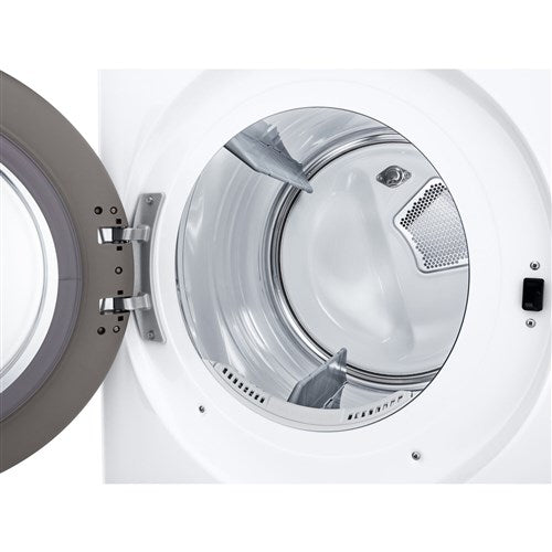 LG DLEX5500W 7.4 CF Ultra Large Capacity Electric Dryer with Sensor Dry and TurboSteam Technology