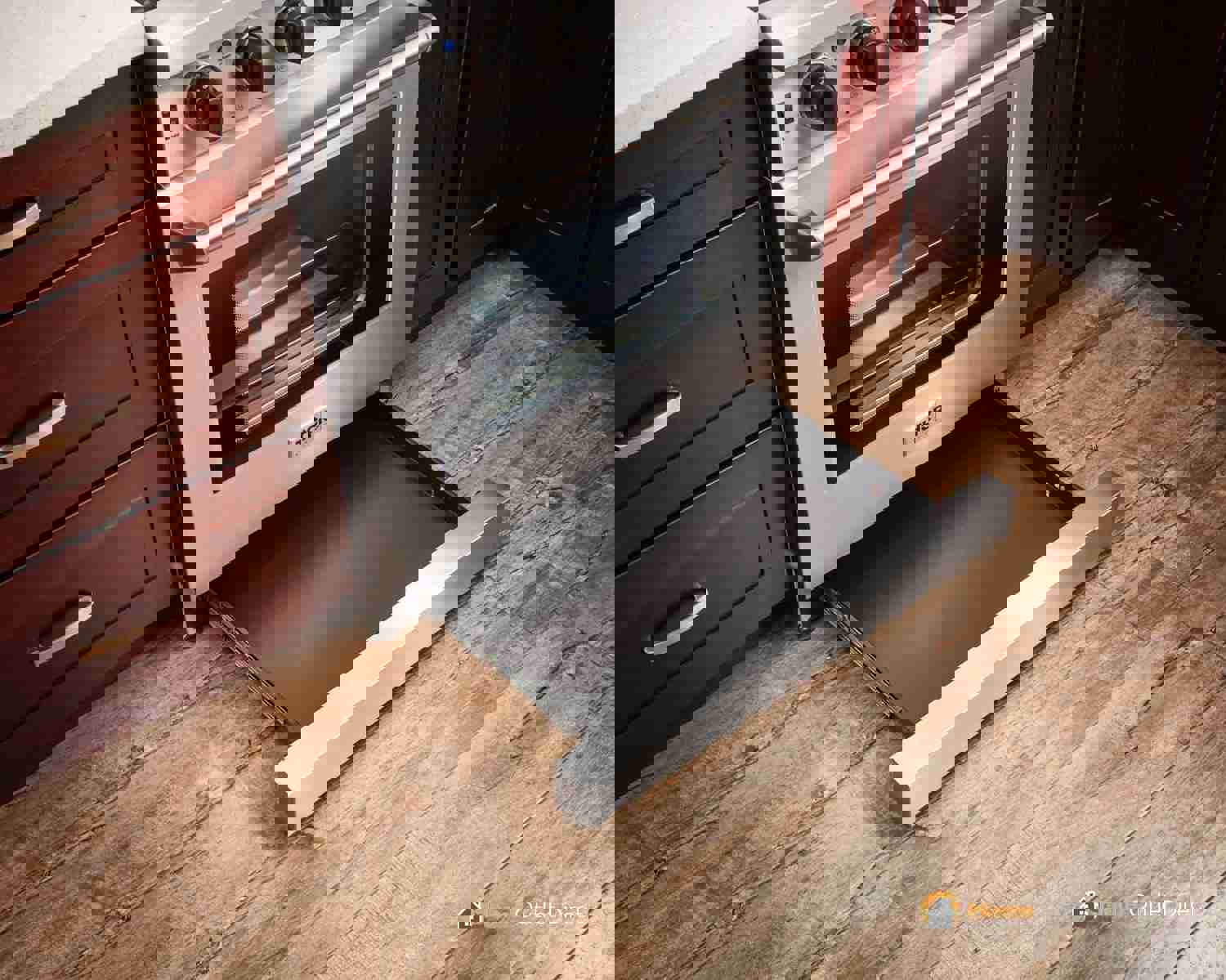 Thor Kitchen 5-Piece Appliance Package - Stainless Steel Gas Range, Refrigerator, Hood, Dishwasher, and Microwave Drawer