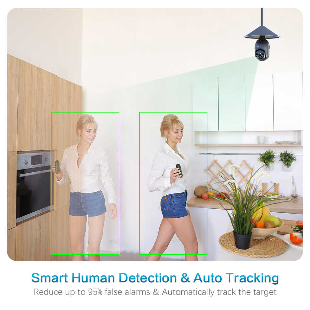 Ctronics 2.5K 4MP Light Bulb Security Camera with Dual-Band WiFi & 65FT Color Night Vision