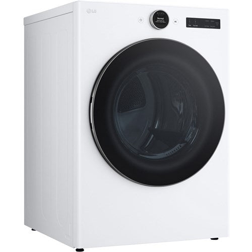 LG DLEX5500W 7.4 CF Ultra Large Capacity Electric Dryer with Sensor Dry and TurboSteam Technology