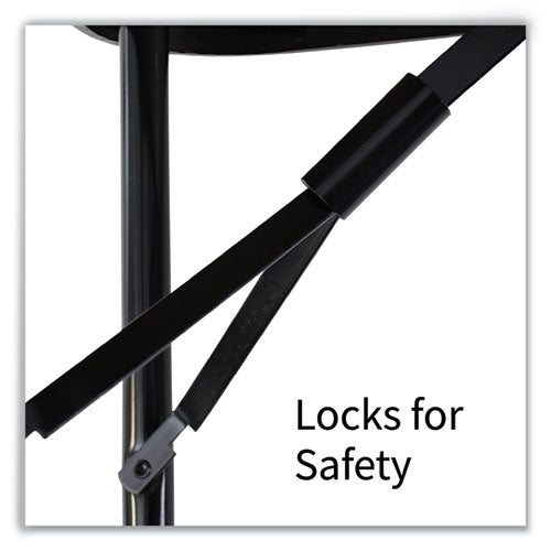 Correll Adjustable Folding Tables - Heavy-Duty Rectangular 72x30x22 to 32 Inches, Yellow Top with Black Legs