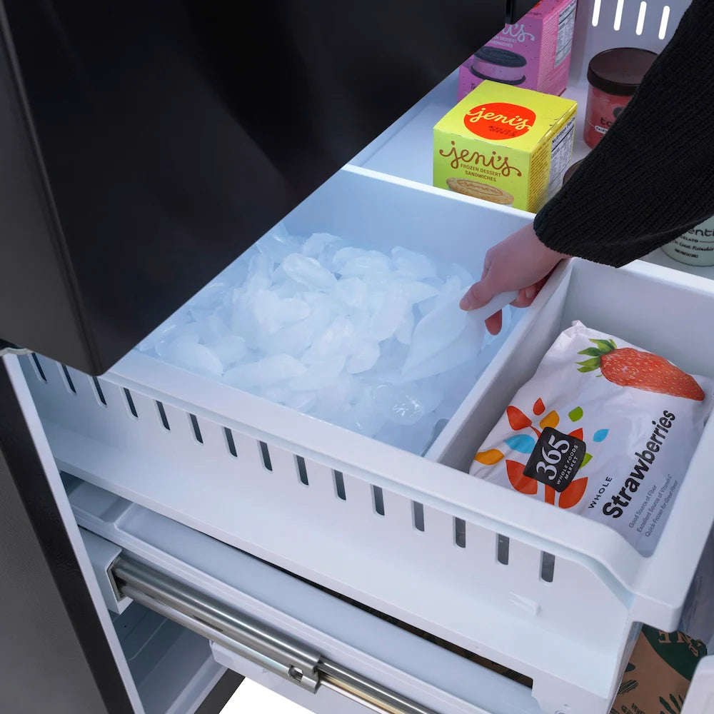 ZLINE Autograph Edition 36-Inch French Door Refrigerator with Dual Ice Maker