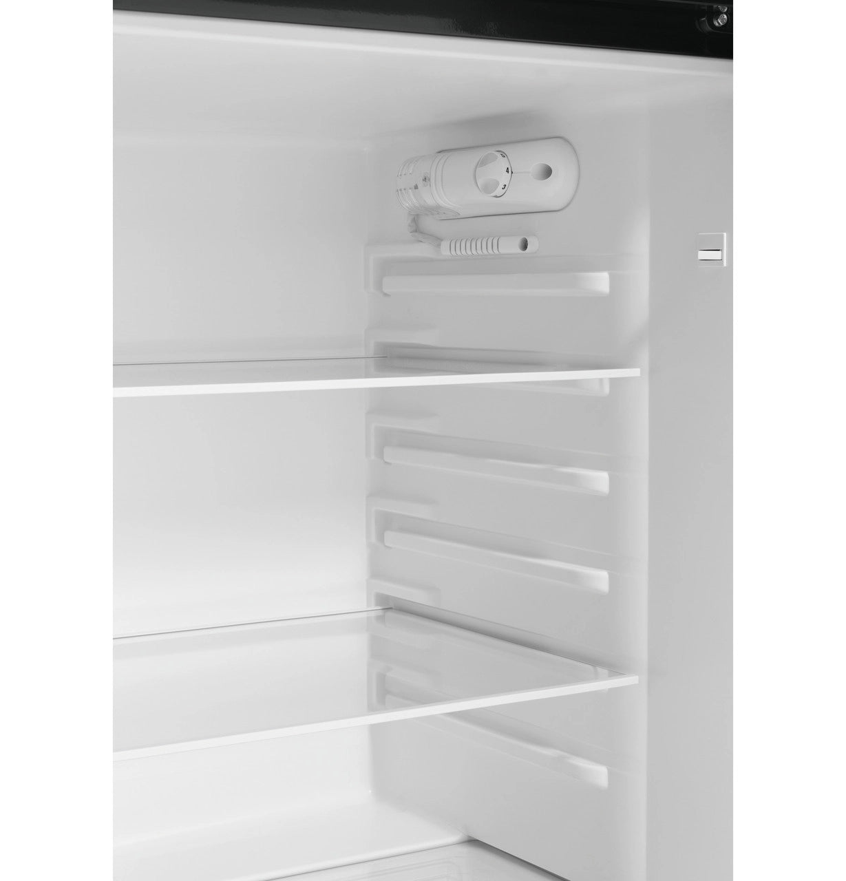 GE Appliances 9.8 Cu. Ft. 12 Volt DC Top-Freezer Refrigerator - Stainless Steel