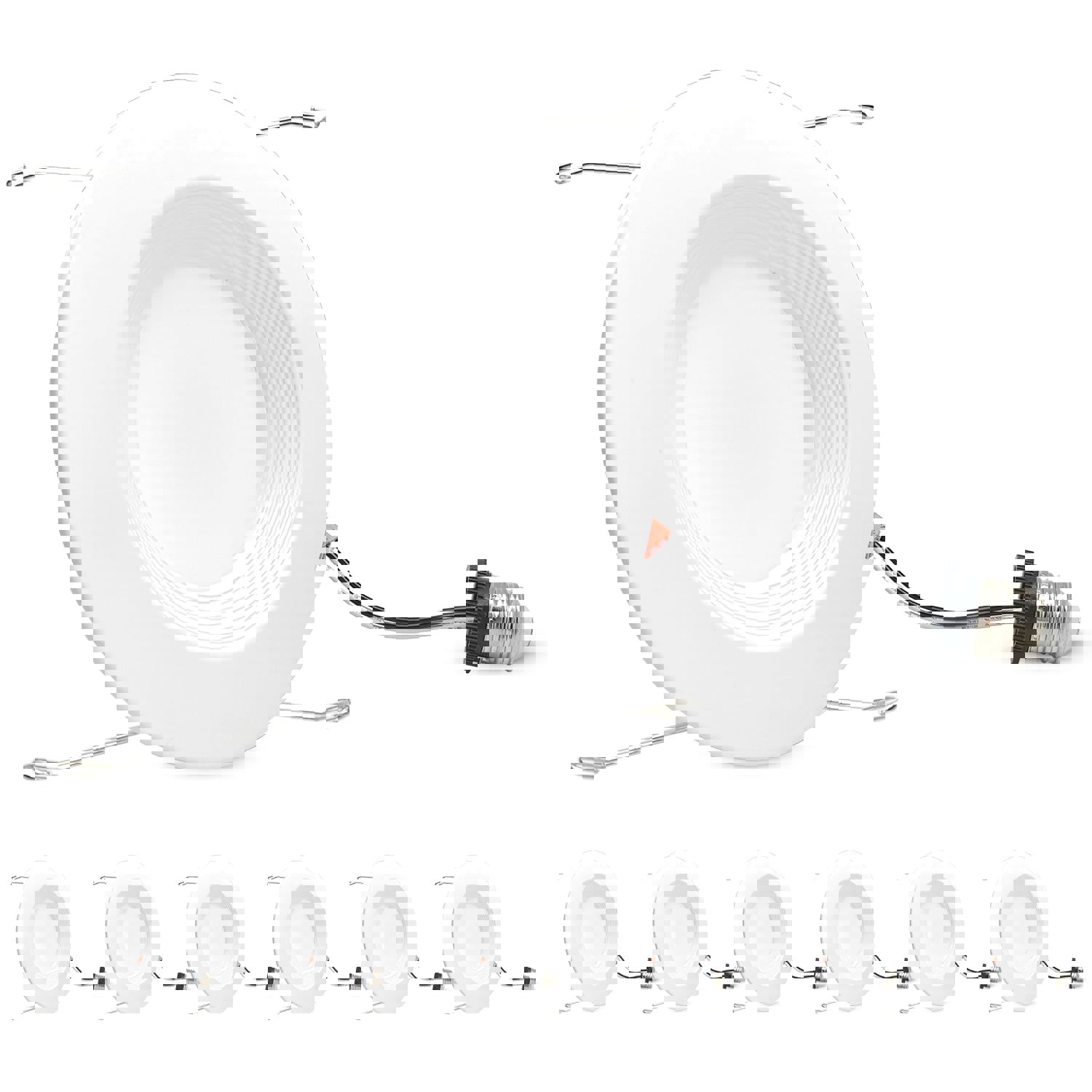 5 Inch & 6 Inch Energy Efficient LED Baffle Retrofit Downlights - Wattage & CCT Tunable, ETL & Energy Star Certified