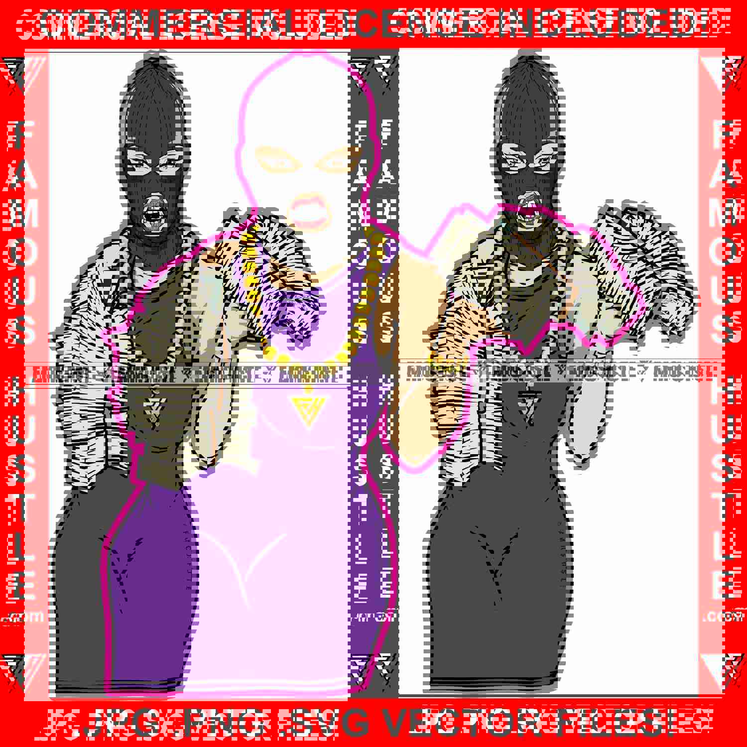 Hip Hop Graphic Design T-Shirt Print - Digital Download (SVG, PNG, JPG)