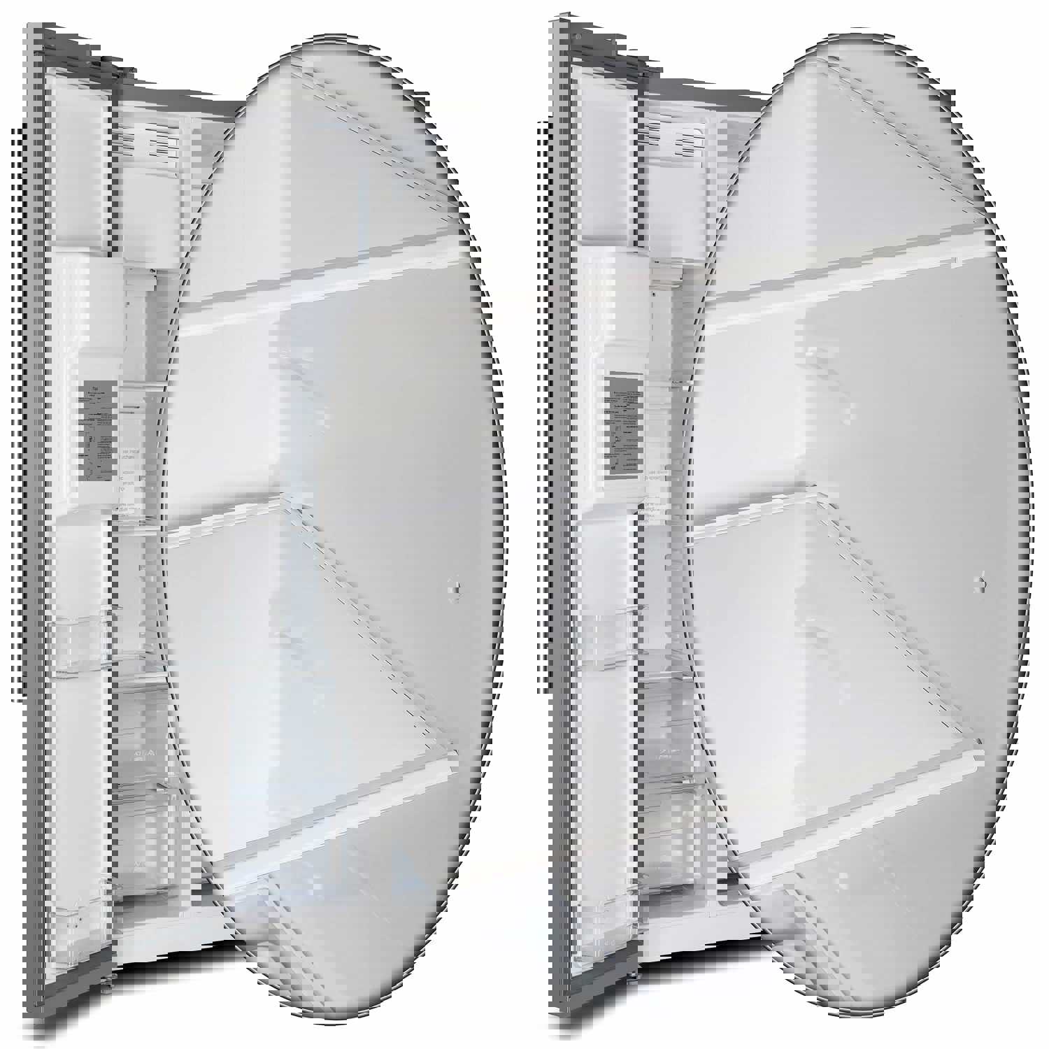 Forno 36-Inch Built-In Side-by-Side 20 cu.ft Stainless Steel Refrigerator with Water Dispenser and Ice Maker