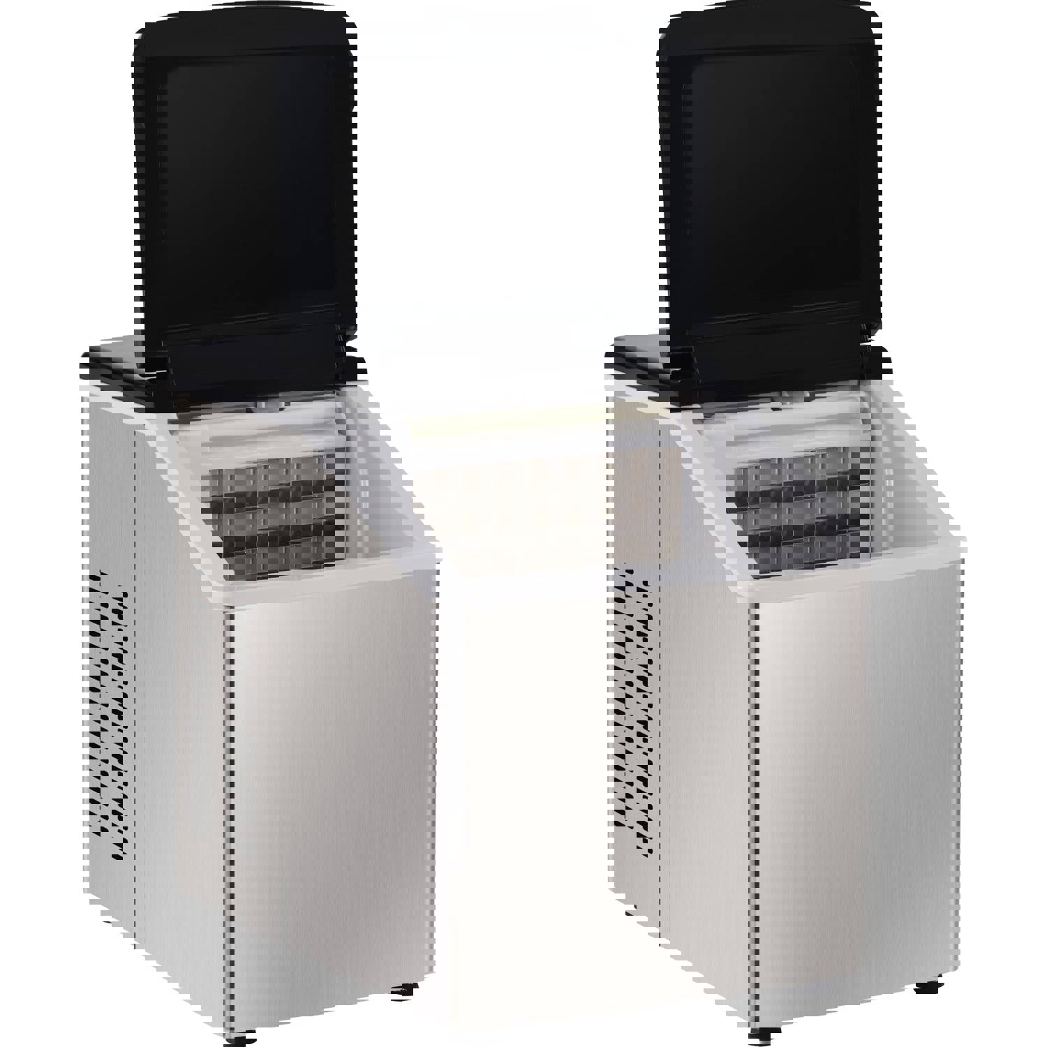 Portable Counter-top Ice Maker Machine - 24 Clear Ice Cubes in 12 Minutes, 40 lbs/24H