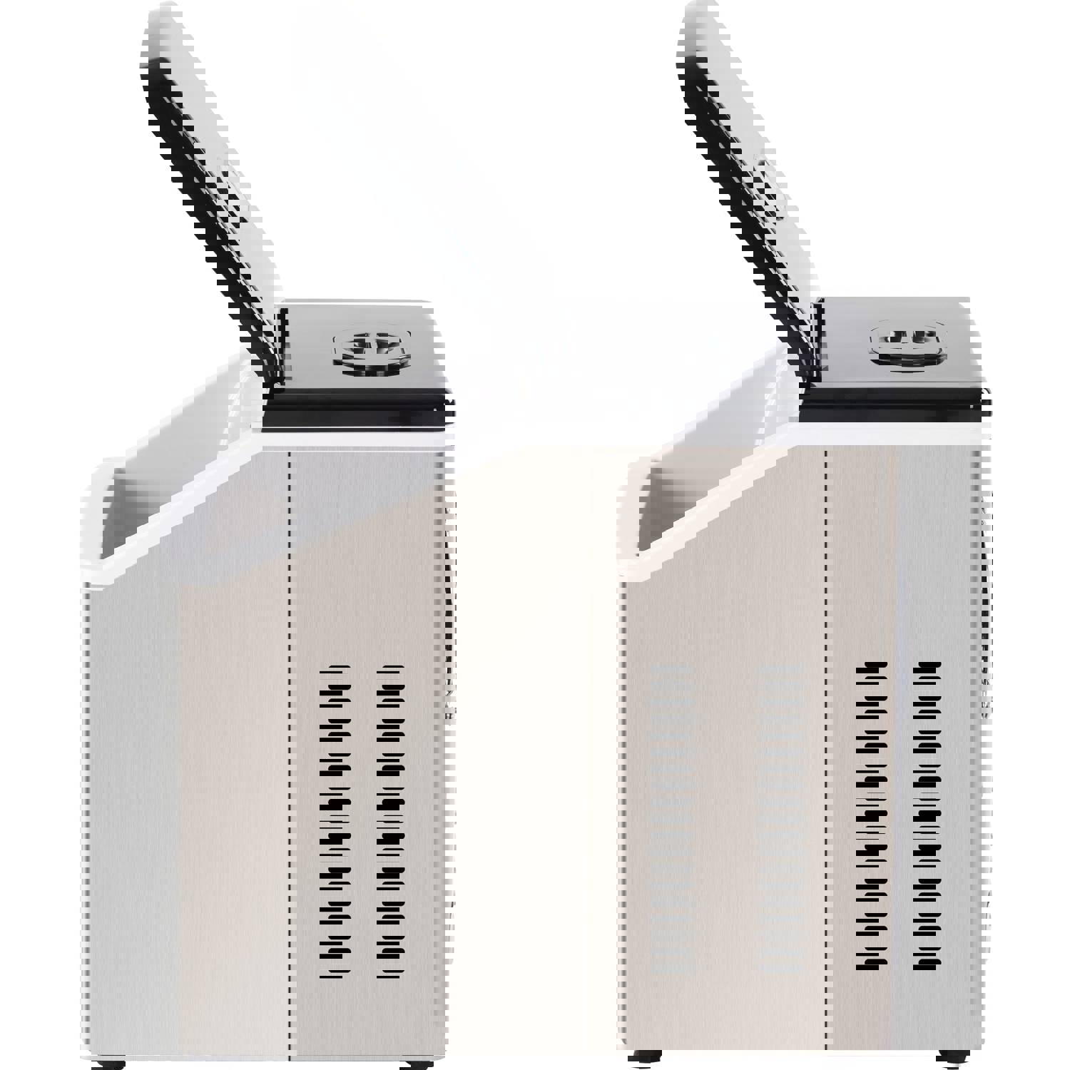 Portable Counter-top Ice Maker Machine - 24 Clear Ice Cubes in 12 Minutes, 40 lbs/24H