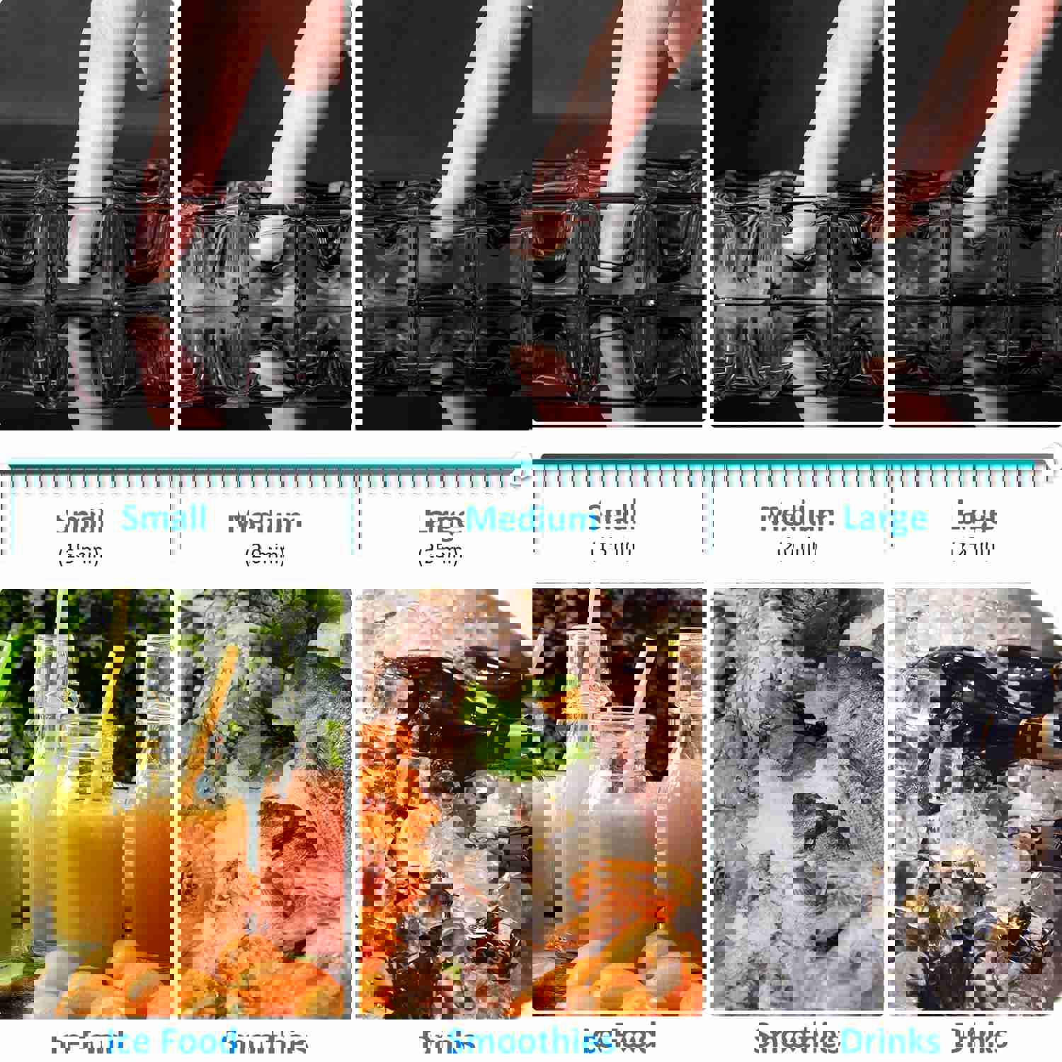 Portable Counter-top Ice Maker Machine - 24 Clear Ice Cubes in 12 Minutes, 40 lbs/24H