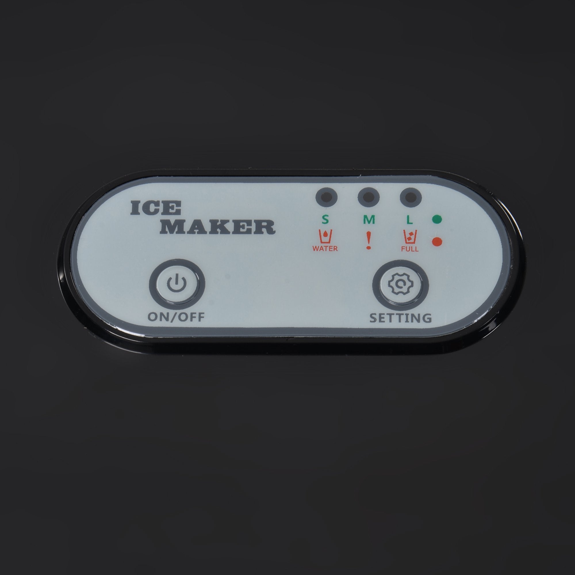 Portable Counter-top Ice Maker Machine - 24 Clear Ice Cubes in 12 Minutes, 40 lbs/24H