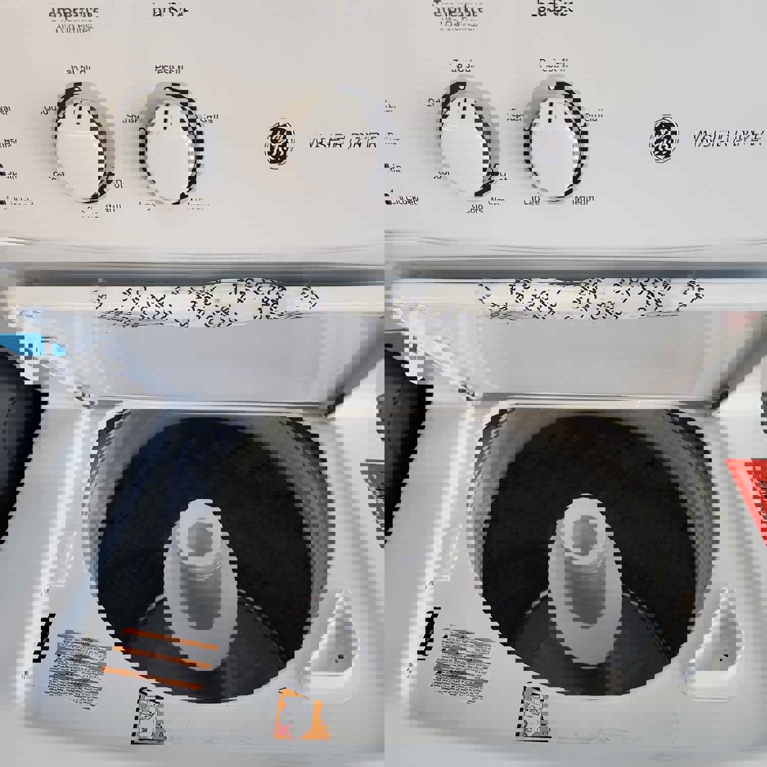 GE - 3.8 Cu. Ft. Stackable Top Load Washer and 5.9 Cu. Ft. Electric Dryer - White