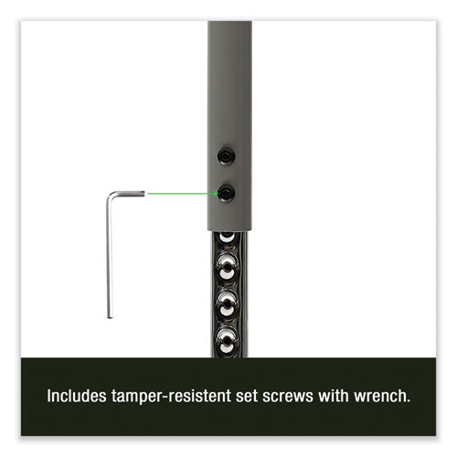 Correll Height-adjustable Activity Tables Rectangular 48wx24dx10h Gray Granite