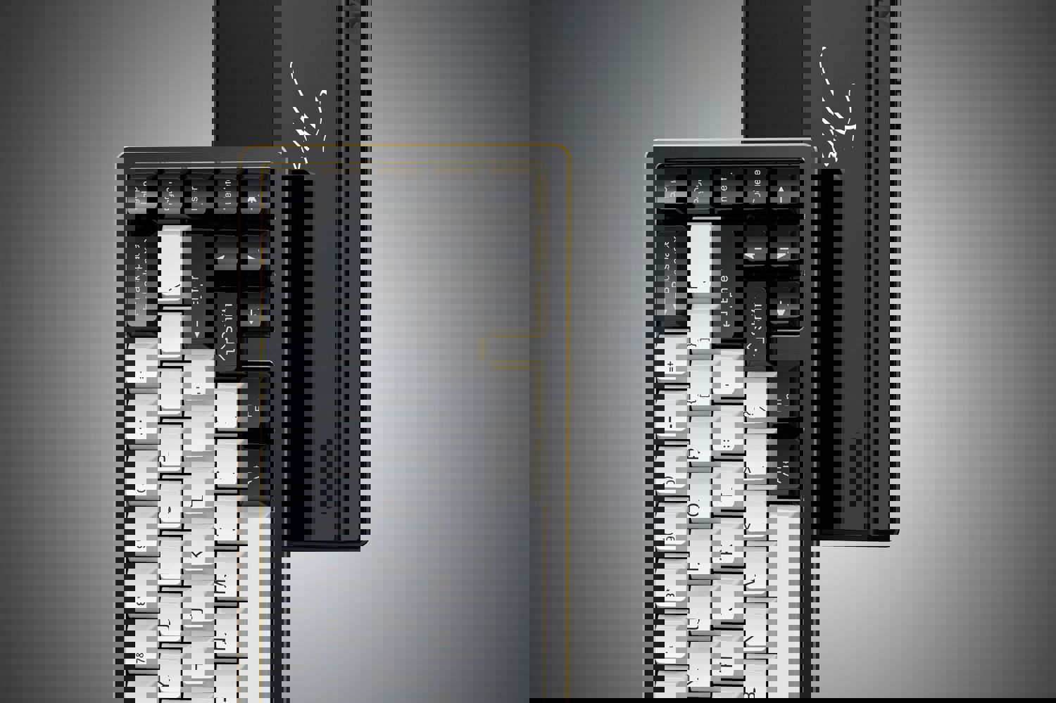 Jris65 PCB Gasket Mount Keyboard Kit - Limited Edition with PVD Weight