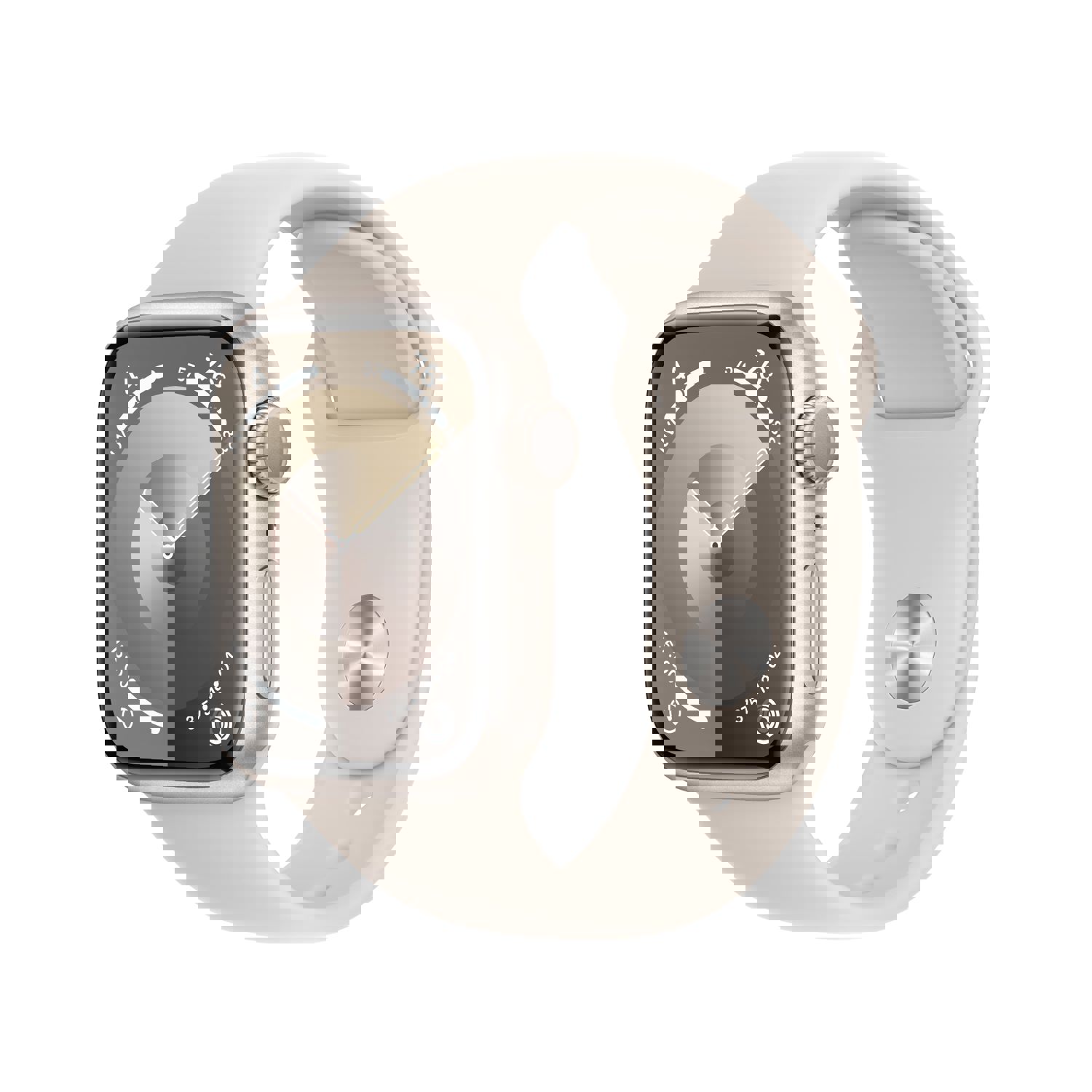 Apple Watch Series 9 GPS 45mm with Red Aluminum Case and Red Sport Band - M/L