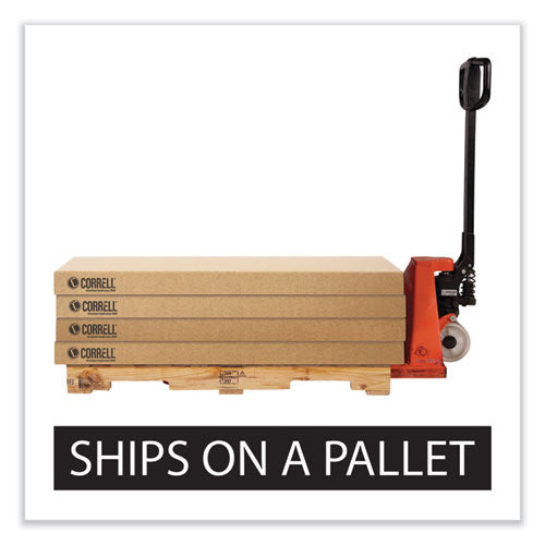 Correll Height-adjustable Activity Tables Rectangular 48wx24dx10h Gray Granite