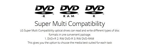 LG GP65NS60 Ultra Slim Portable DVD RW External Drive with M-DISC Support (Silver)