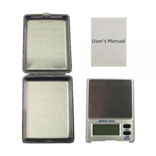 DS-18 200g / 0.01g 1.5inch LCD Precision Pocket Electronic Jewelry Scale Silver Gray
