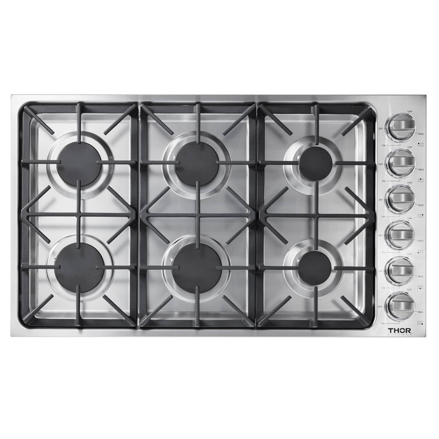 Thor Kitchen 3-Piece Pro Appliance Package - 36-Inch Gas Cooktop, Electric Wall Oven & Under Cabinet Hood