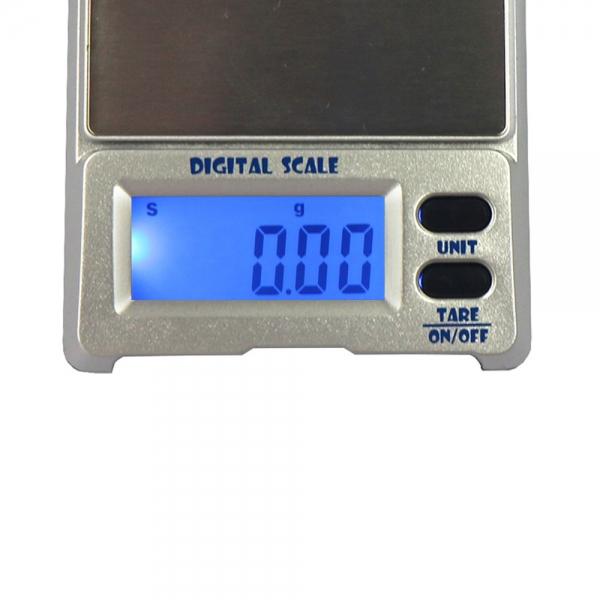 DS-18 200g / 0.01g 1.5inch LCD Precision Pocket Electronic Jewelry Scale Silver Gray