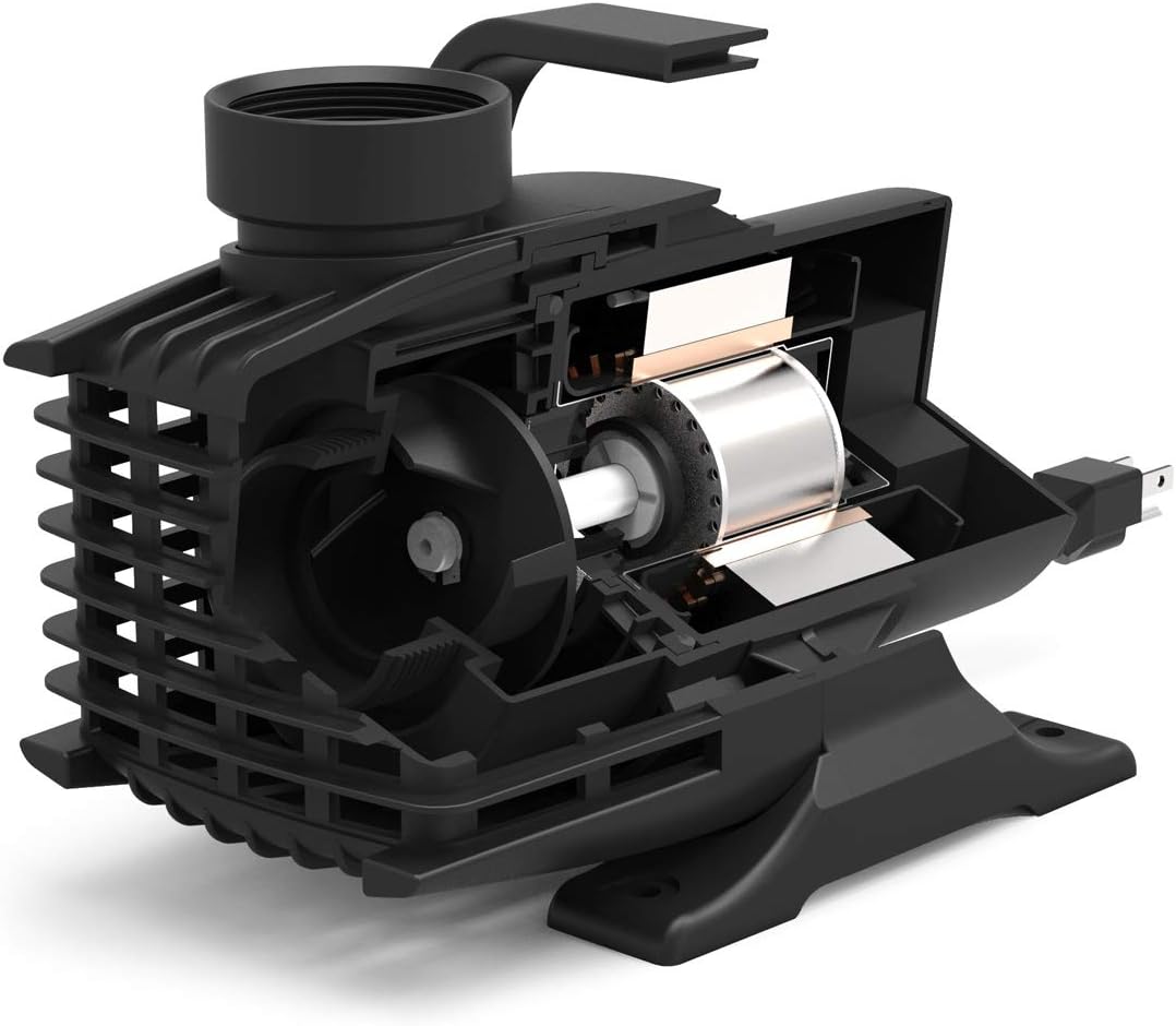 Atlantic Water Gardens TT2000 Energy Efficient Pond & Waterfall Pump, Black 2000 GPH