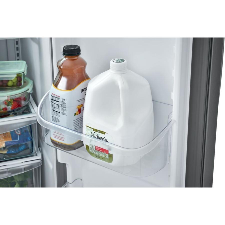 Frigidaire 25.5-cu ft Side-by-Side Refrigerator with Ice Maker (EasyCare Stainless Steel)