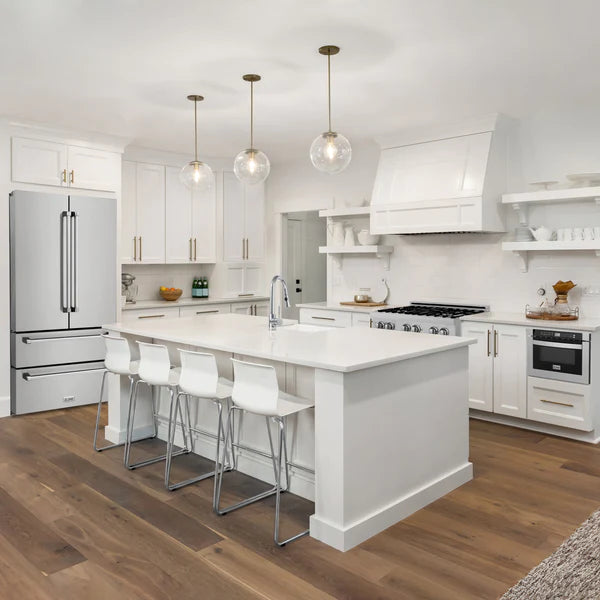 ZLINE 36 in. 22.5 cu. ft Freestanding French Door Refrigerator with Ice Maker in Fingerprint Resistant Stainless Steel