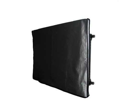 Large Flat Screen TV Marine Grade Black Nylon Dust Cover for Outdoor Use