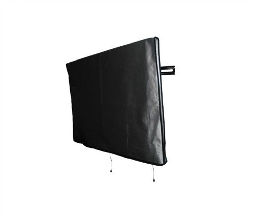 Large Flat Screen TV Marine Grade Black Nylon Dust Cover for Outdoor Use