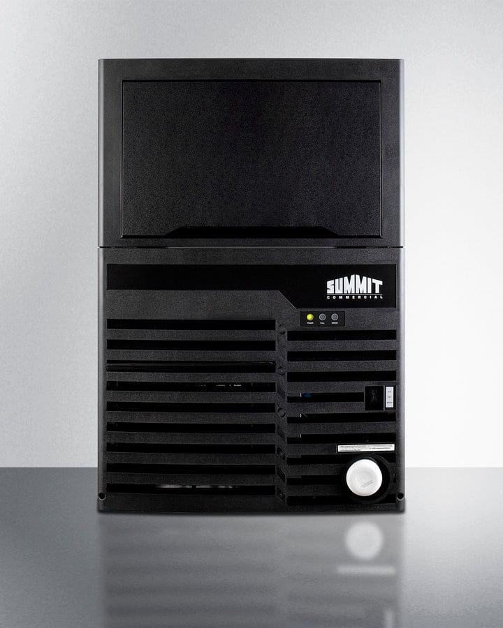 Summit 21 Ice Maker with Self-Cleaning Cycle, Clear Ice Technology & Digital Control - Black