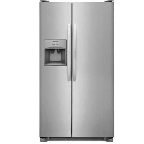Frigidaire 25.5-cu ft Side-by-Side Refrigerator with Ice Maker (EasyCare Stainless Steel)