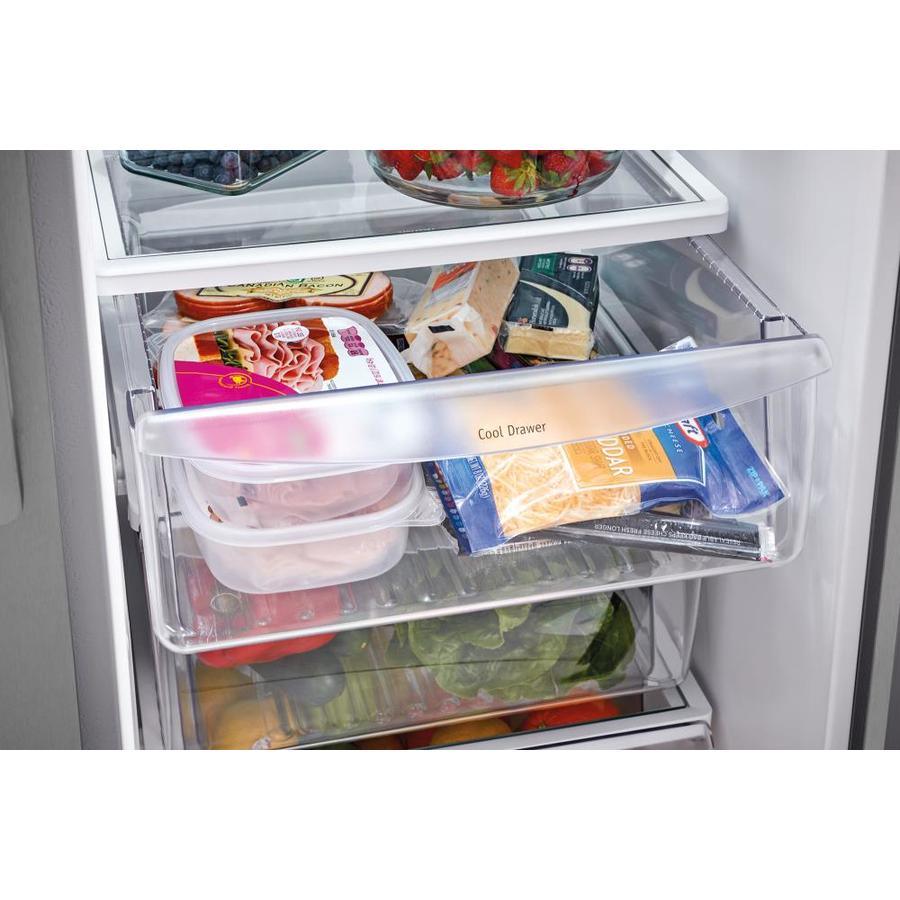 Frigidaire 25.5-cu ft Side-by-Side Refrigerator with Ice Maker (EasyCare Stainless Steel)
