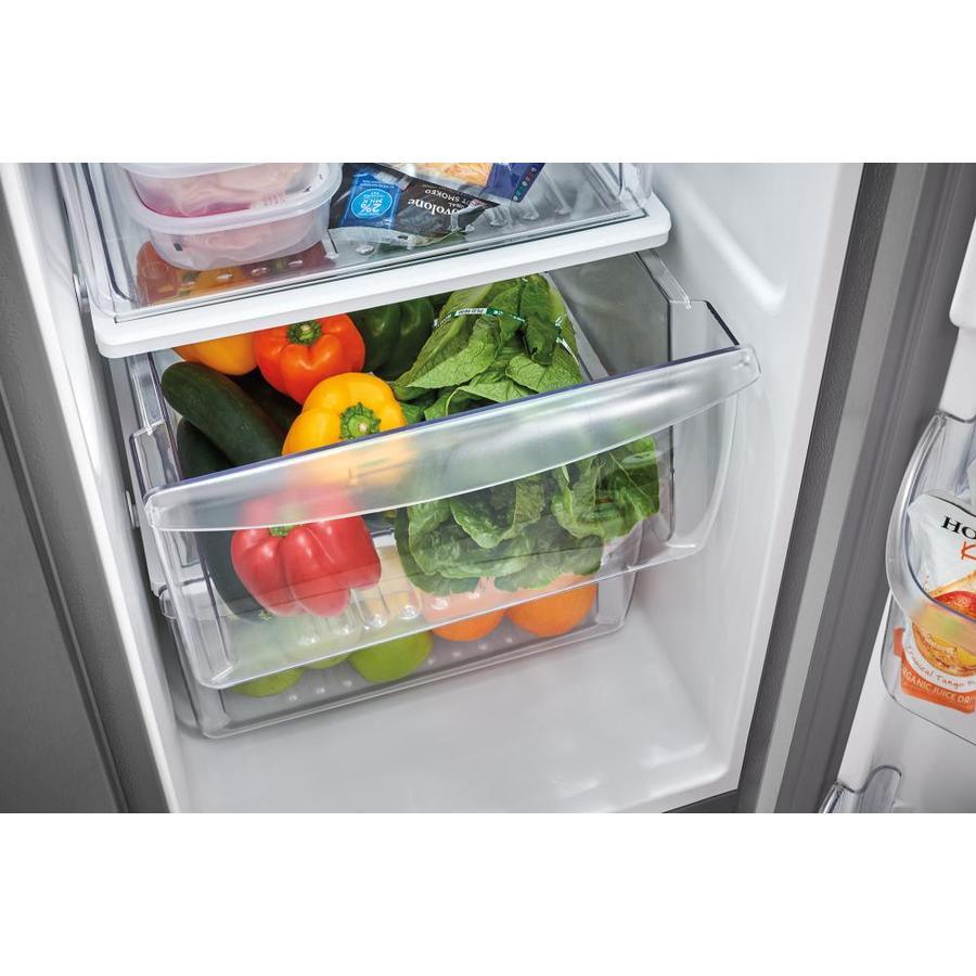 Frigidaire 25.5-cu ft Side-by-Side Refrigerator with Ice Maker (EasyCare Stainless Steel)