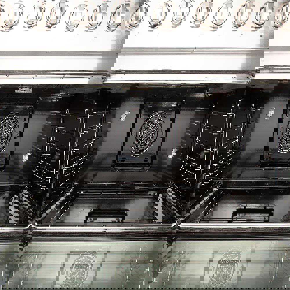 Forno 4-Piece Stainless Steel Appliance Package - 36-Inch Dual Fuel Range, Refrigerator, Wall Hood & Dishwasher