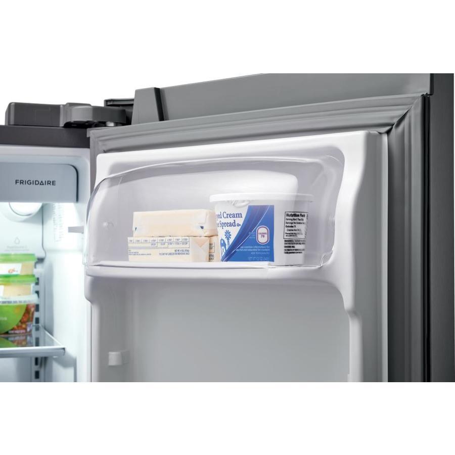 Frigidaire 25.5-cu ft Side-by-Side Refrigerator with Ice Maker (EasyCare Stainless Steel)